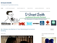 Tablet Screenshot of dgrantsmith.com